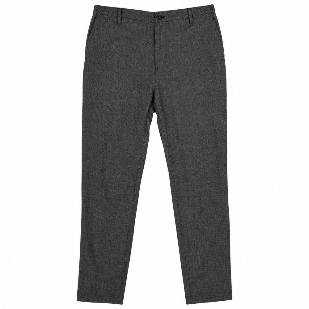 HOPE Stockholm Women 38 US 8 Gray Micro Check Trousers Minimalist Scandinavian